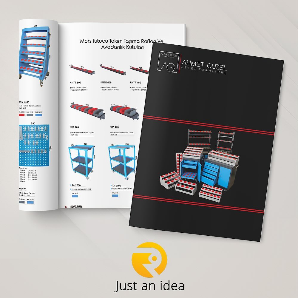 Ahmet Güzel Çelik Eşya Katalog Tasarımı