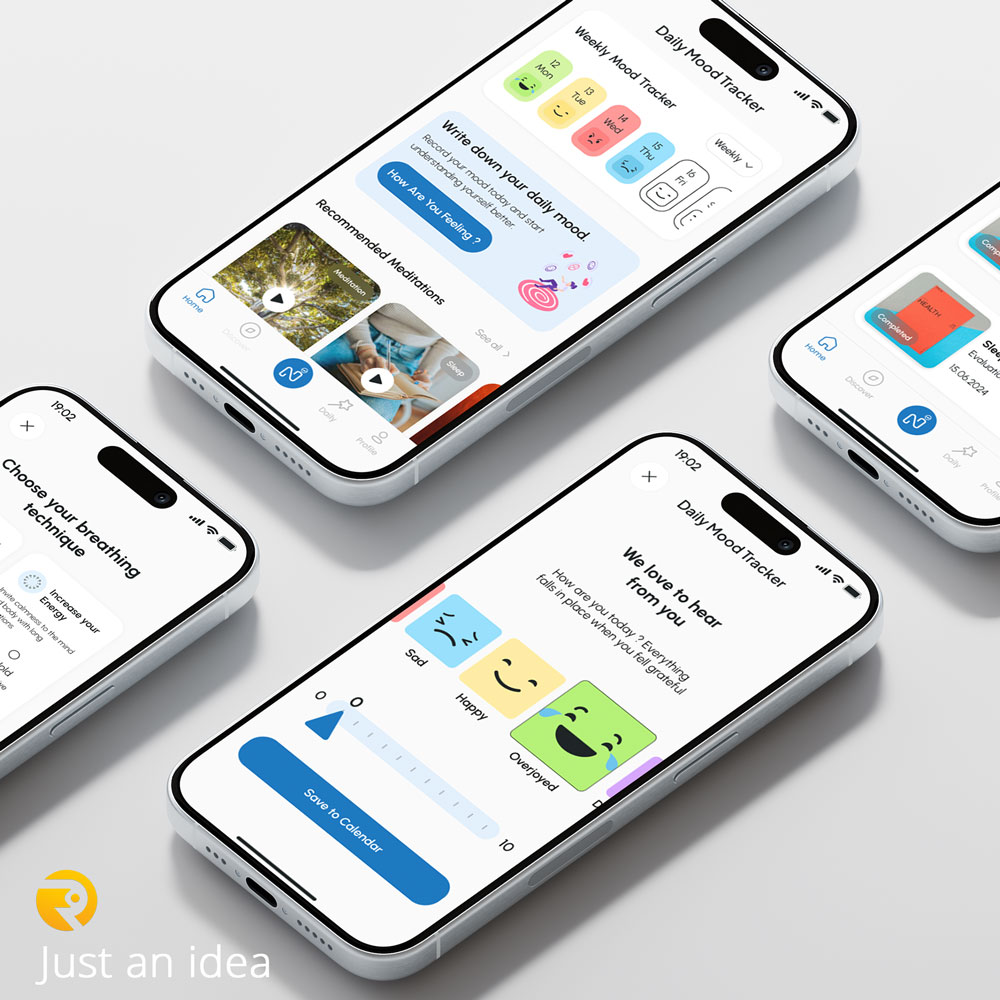 PsyNexa Mobil Uygulama Tasarımı | Yapay Zeka Destekli Dijital Yardımcı